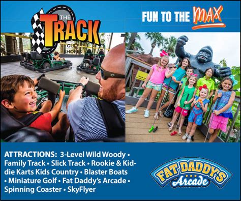 The track destin coupons  The Track Family Recreation Centre Timing: 10:00 am - 05:00 pm